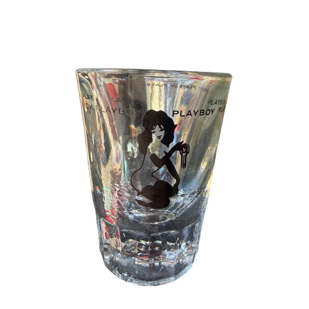 Vintage Playboy Shot Glass from the Lake Geneva Playboy Club‎